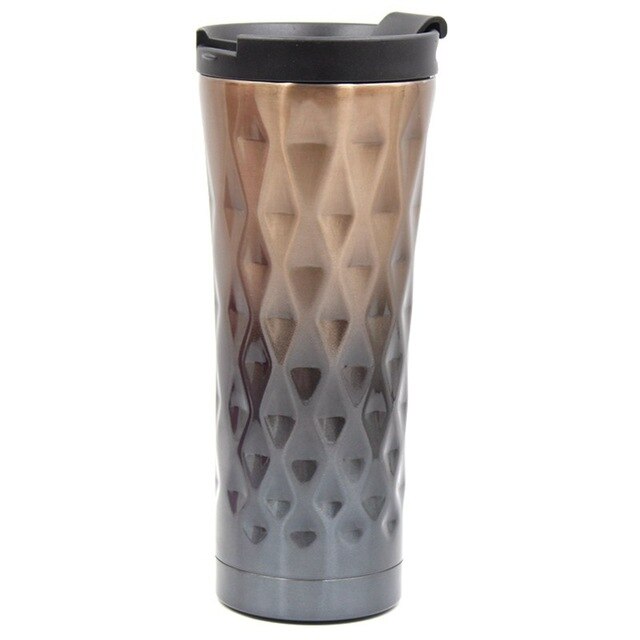 17OZ Vacuum Insulated Thermal Mug Travel Car Tumbler Mug  Stainless Steel Double Wall Coffee Cup Water Bottle Leak & Spill Proof