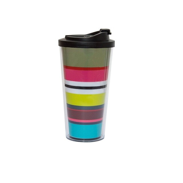 Free Shipping 450ml double-walled Travel Mug with screw lid-Coffee Mug(410)