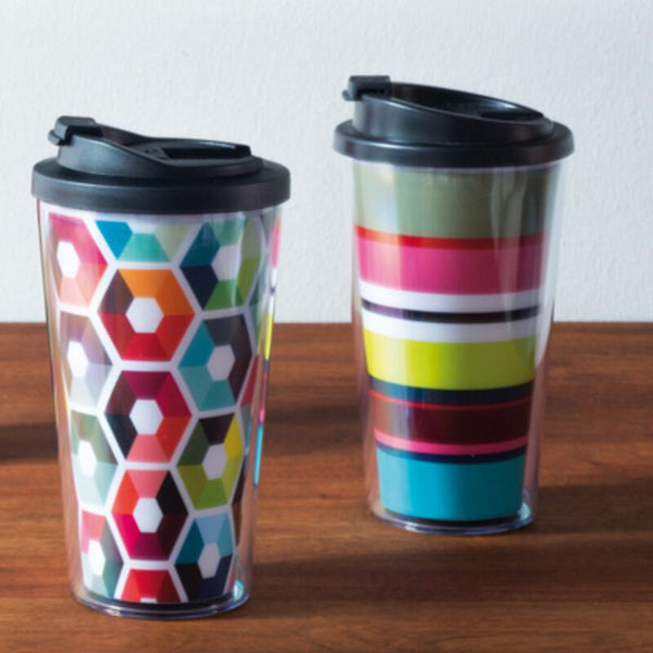 Premium Double Wall  100% plastic Tumbler Insulated Travel Cup - 15 OZ Tumbler - Insulat-Vacuum Insulated