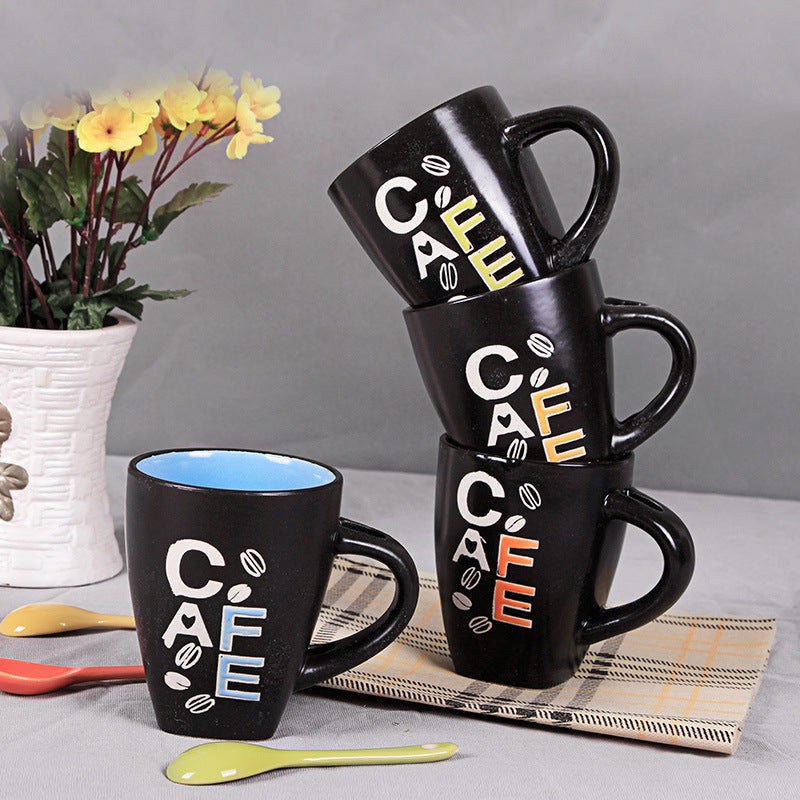 European Style Creative Ceramic Coffee Mug Milk Tea Cup Gift